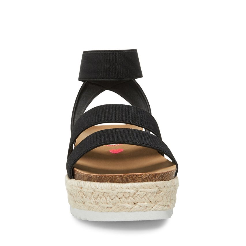 Sandalias de Plataforma Steve Madden Jkimmie Niños Negras | ES GS3S42